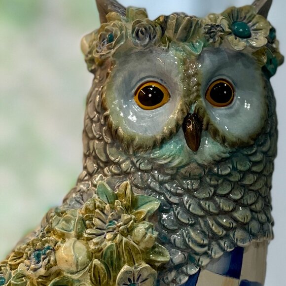 Royal Autumn Owl Figurine -NEW - Picture 5 of 15